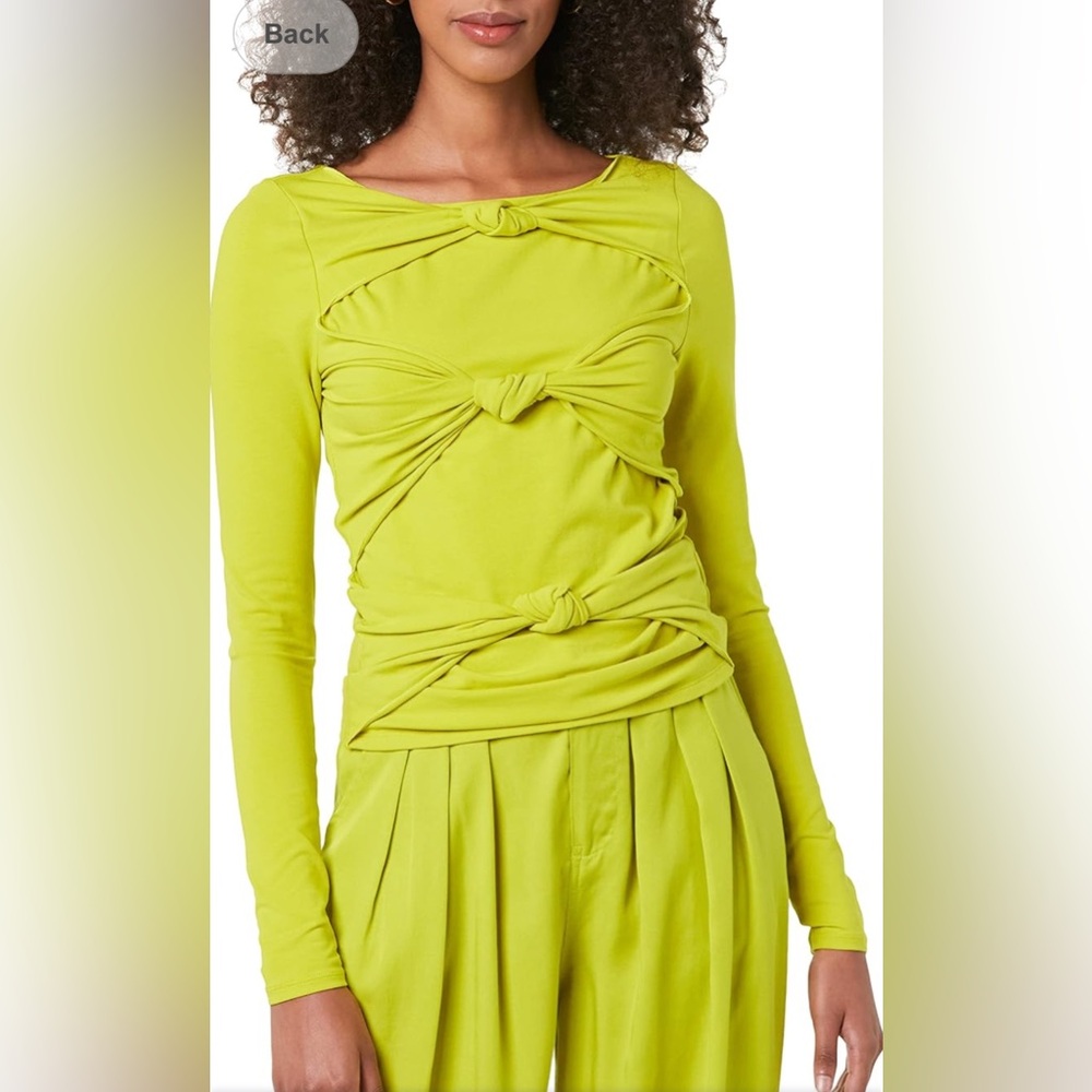TEREA Women's Primrose Knotted Front Top